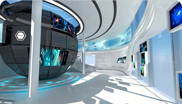 鄭州黃河科技學院智慧醫(yī)療展廳設計