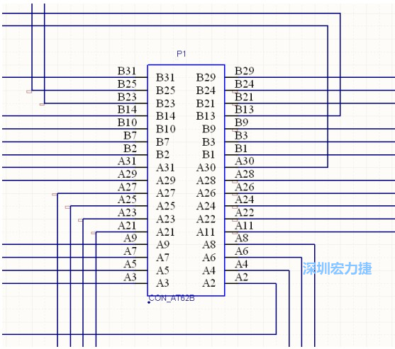 雙擊 1.SchDoc，文件可以被正常打開，下圖是其中的一部分：