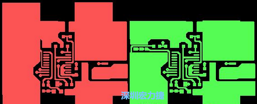 此操作可使文件中大部分的焊盤輸出后仍為焊盤，不會成為線性焊盤，并且不會產生像下圖一樣的短路情況